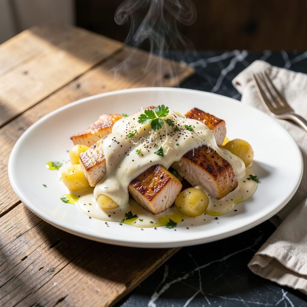 Creamy Chicken Gnocchi Recipe: Pillowy Dumplings in Garlic Parmesan Sauce Creamy Chicken Gnocchi Recipe: Pillowy Dumplings in Garlic Parmesan Sauce