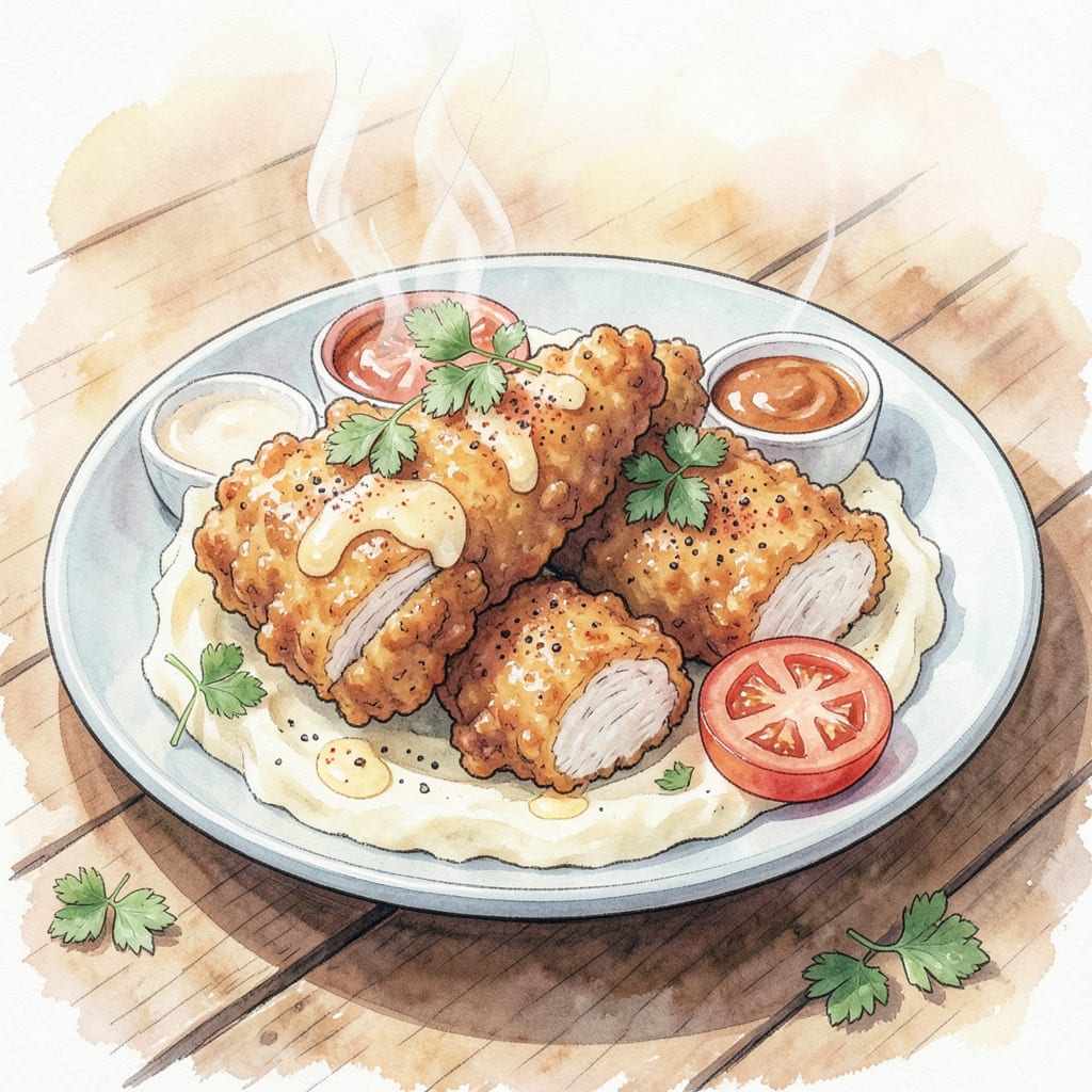 Visual representation of Beer Battered Chicken Recipe: Crispy Golden Perfection Every Time