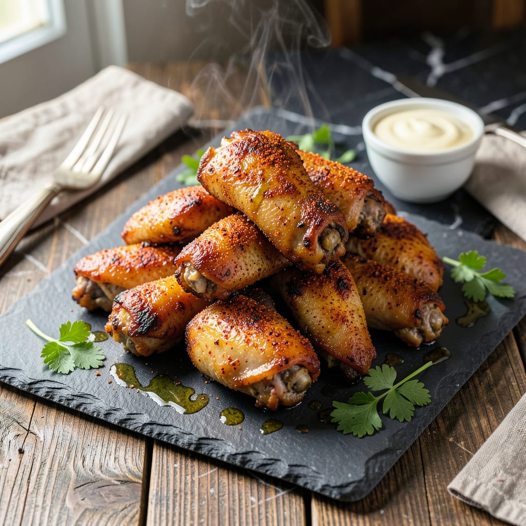best baked chicken wing recipe ever illustration with key details