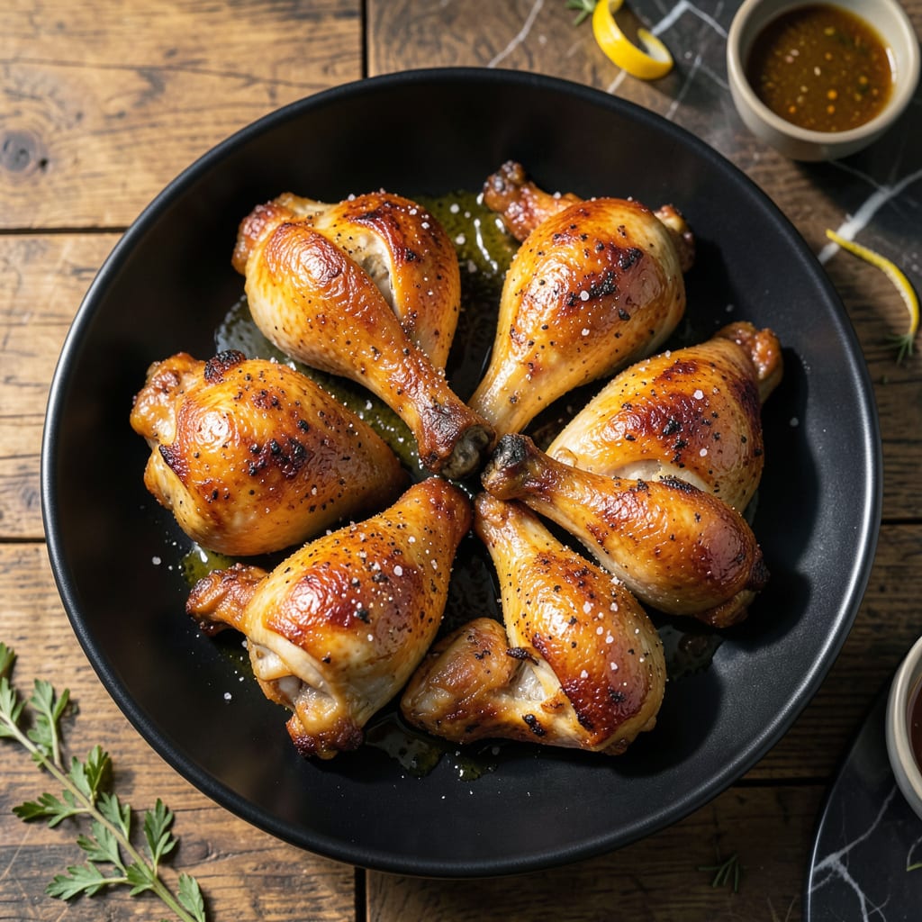 Complete best baked cut up chicken recipe overview image