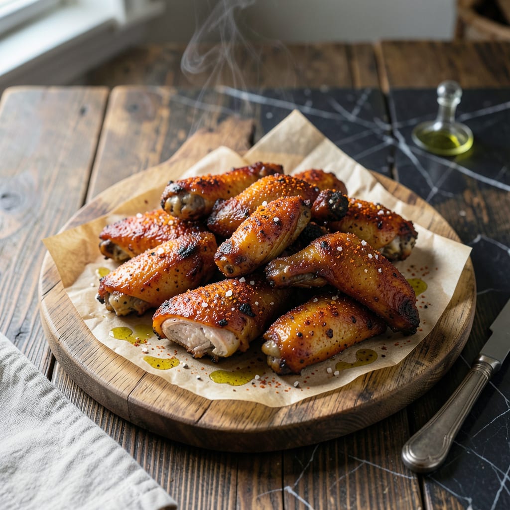 Visual representation of best baked spicy chicken wings recipe