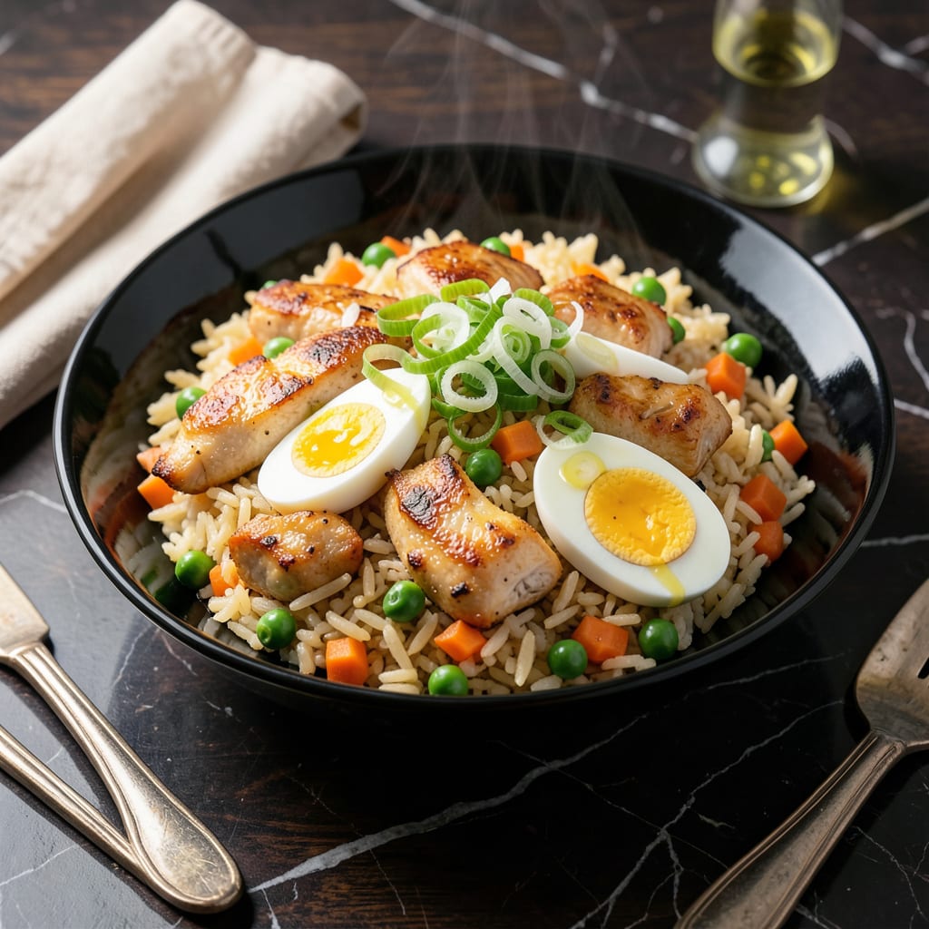 Comprehensive better than takeout and easy chinese chicken fried rice recipe visual reference