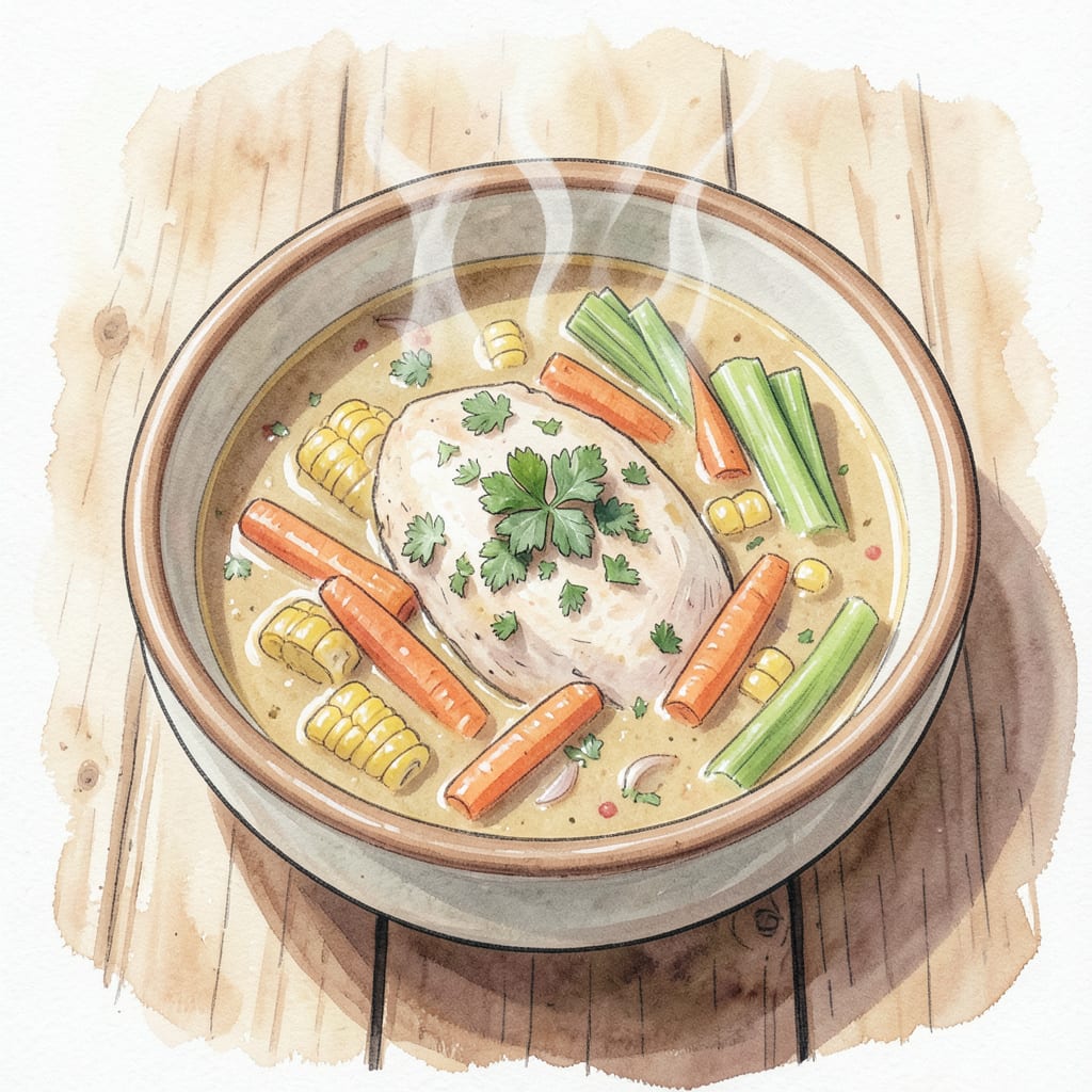 Bird in Hand Chicken Corn Soup Recipe: Hearty Comfort in Every Bowl detailed visual guide