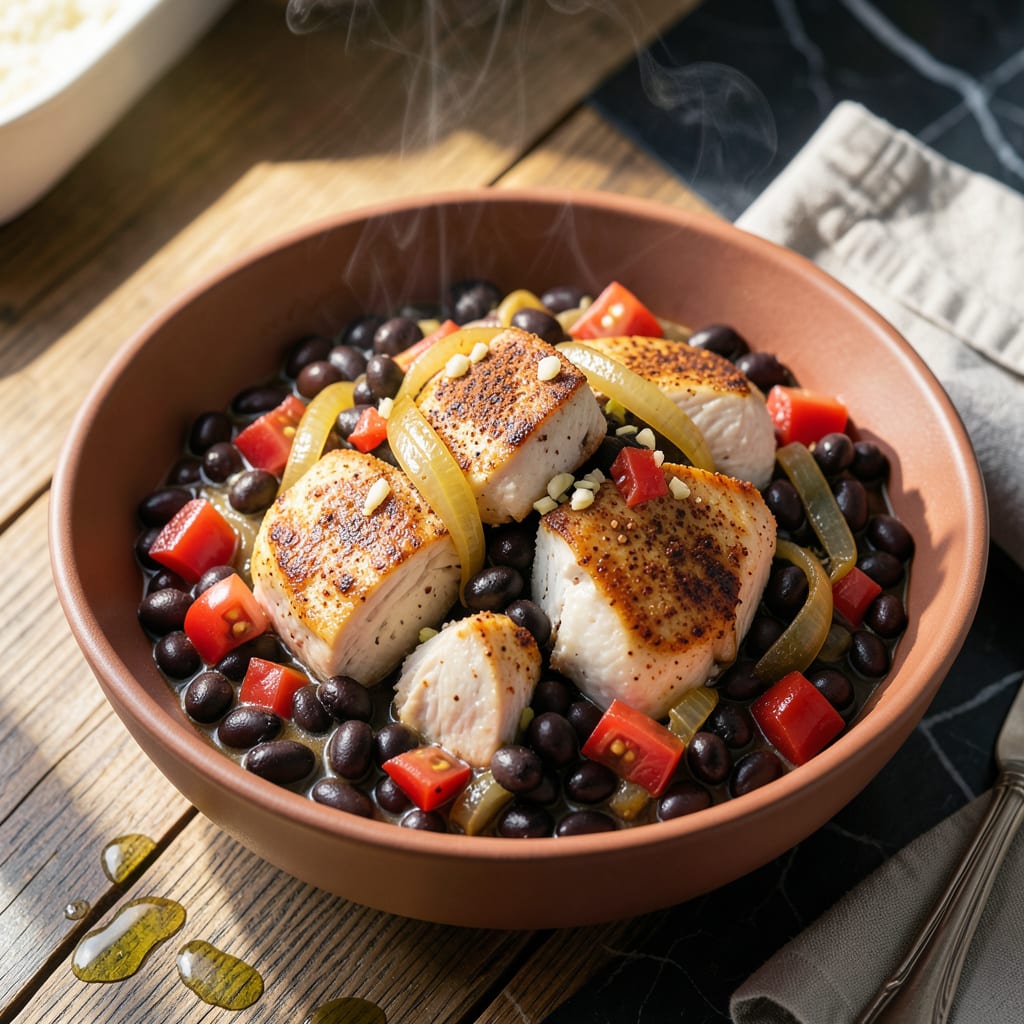 Comprehensive black bean chicken crock pot recipe visual reference