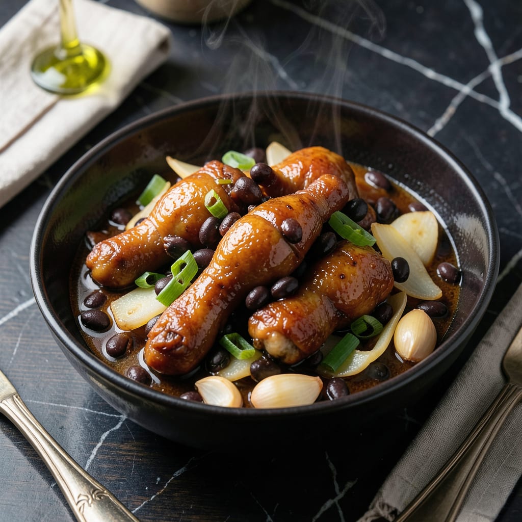 black bean chicken feet recipe detailed visual guide