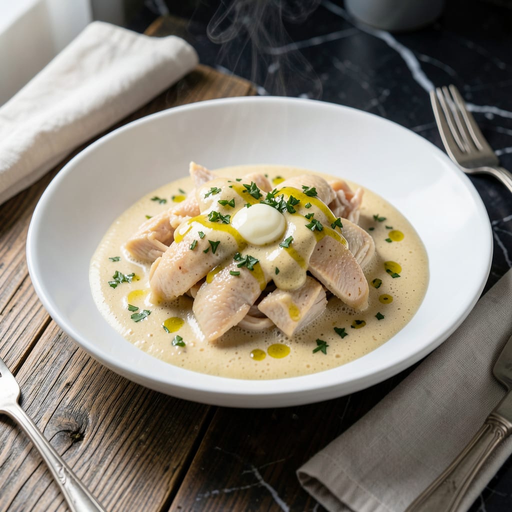 Boiled Chicken Sauce Recipe: Silky Gravy With Poached Flavor