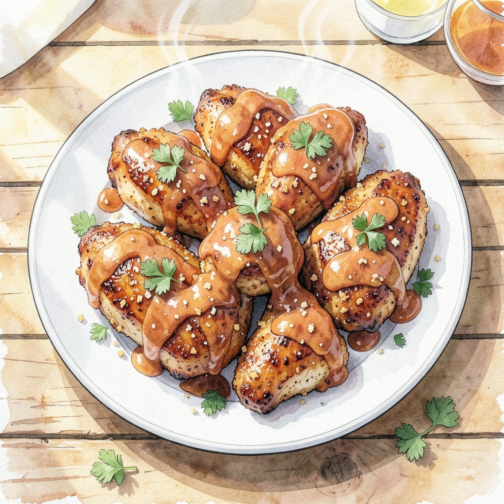 Buffalo Wild Wings Parmesan Garlic Sauce Chicken Recipe: Crispy Chicken with Rich Garlic Flavor illustration with key details