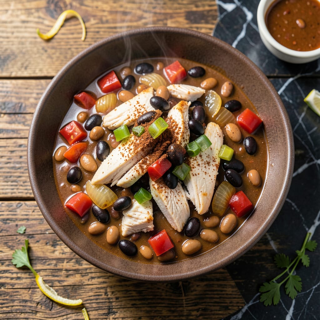 bushs beans chicken chili recipe detailed visual guide