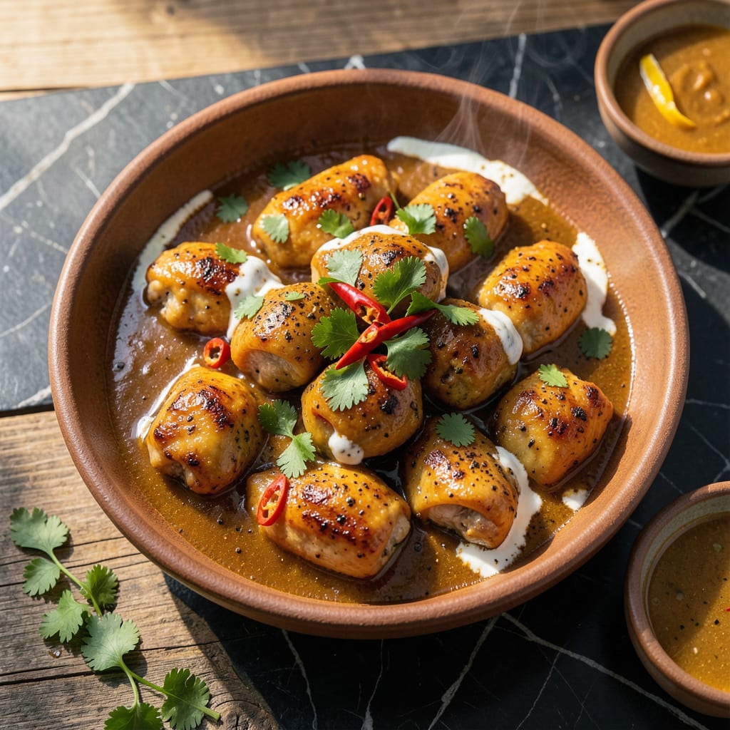 butter chicken recipe with butter chicken sauce illustration with key details