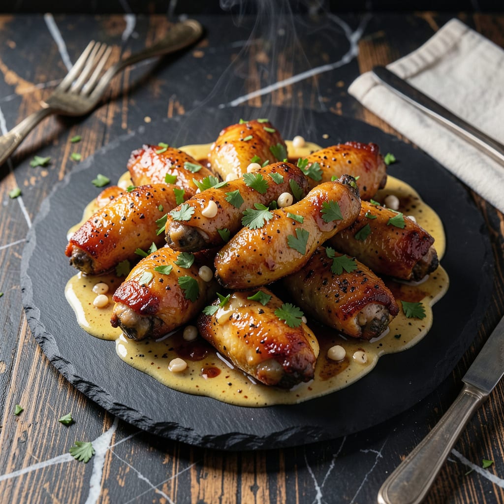 Butter Garlic Chicken Wing Sauce Recipe: Rich and Aromatic Glaze for Sticky Coating
