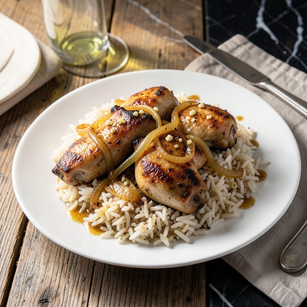 1 Stick Butter Chicken and Rice Recipe: Rich Creamy Sauce Over Fluffy Grains