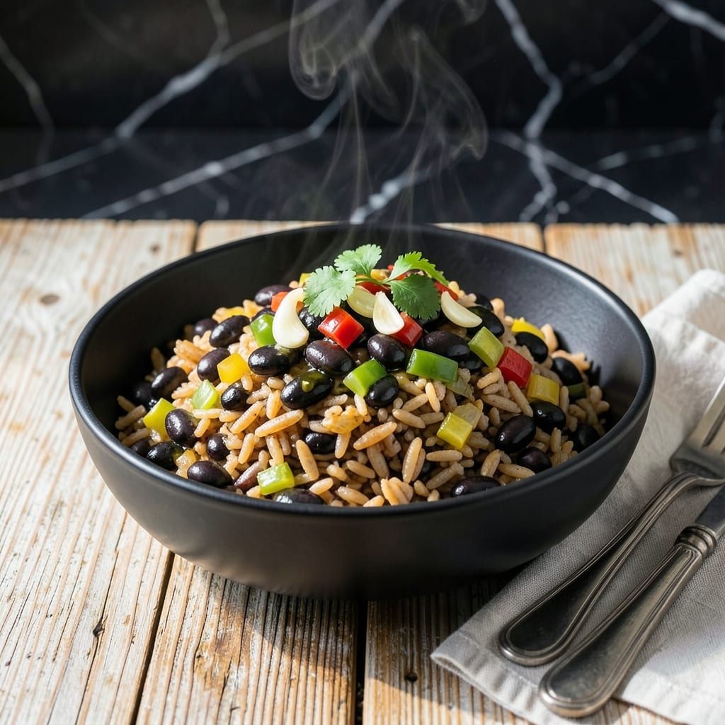 Low Fat Rice and Beans Recipe: Fiber-Rich Side With Bold Flavor Low Fat Rice and Beans Recipe: Fiber-Rich Side With Bold Flavor