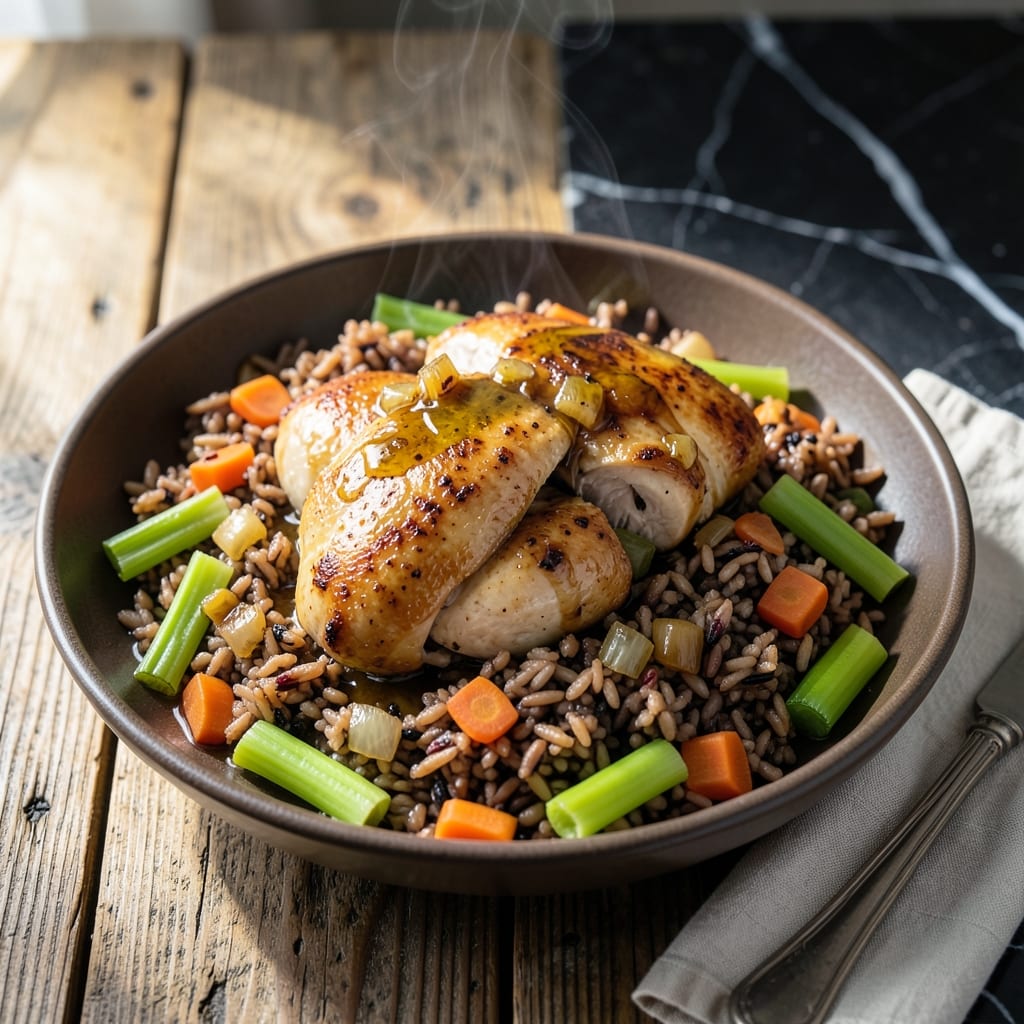 Crockpot Chicken Wild Rice Recipe: Hands-Off Hearty Meal Crockpot Chicken Wild Rice Recipe: Hands-Off Hearty Meal