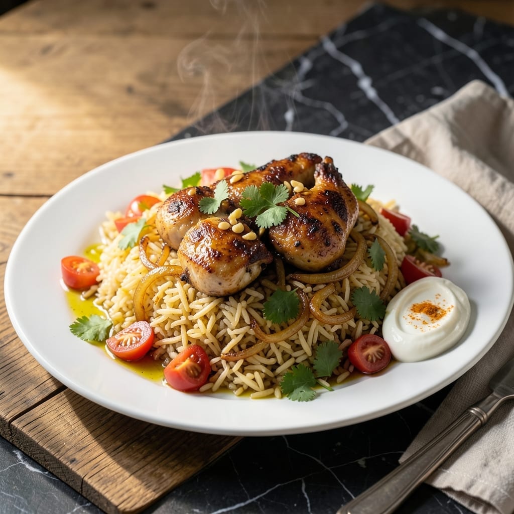 Indian Chicken Basmati Rice Recipe: Spiced Aromatic One-Pot Meal