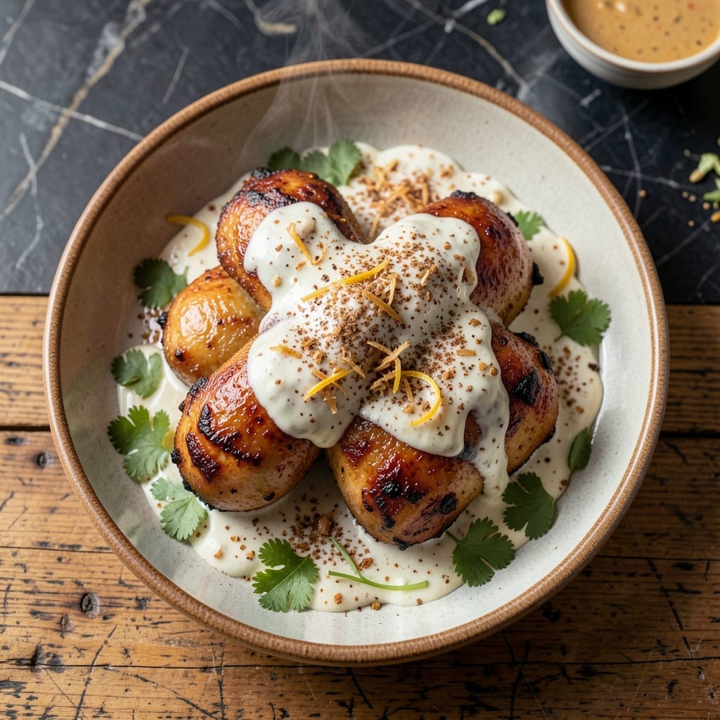 Afghani Chicken Roast Recipe: Yogurt-Marinated Tenderness With Saffron Rice Afghani Chicken Roast Recipe: Yogurt-Marinated Tenderness With Saffron Rice