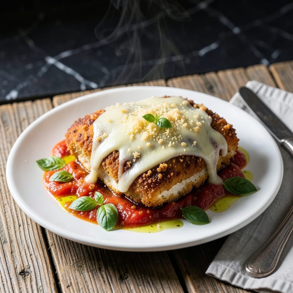 GF Chicken Parmesan Recipe: Crispy Cutlets With Melted Mozzarella