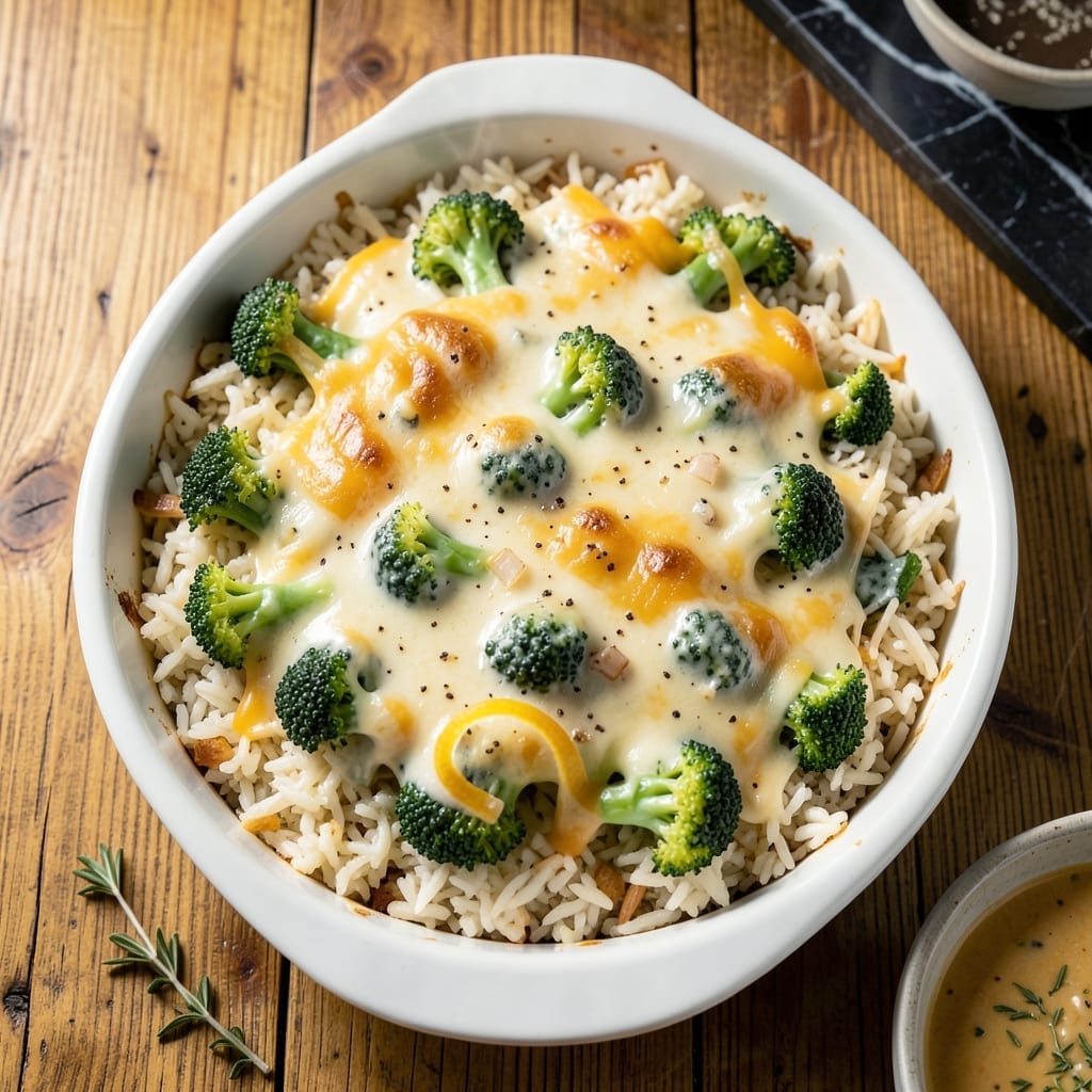 Copycat Cheddars Broccoli Rice Casserole Recipe: Cheesy Bake with Crispy Topping