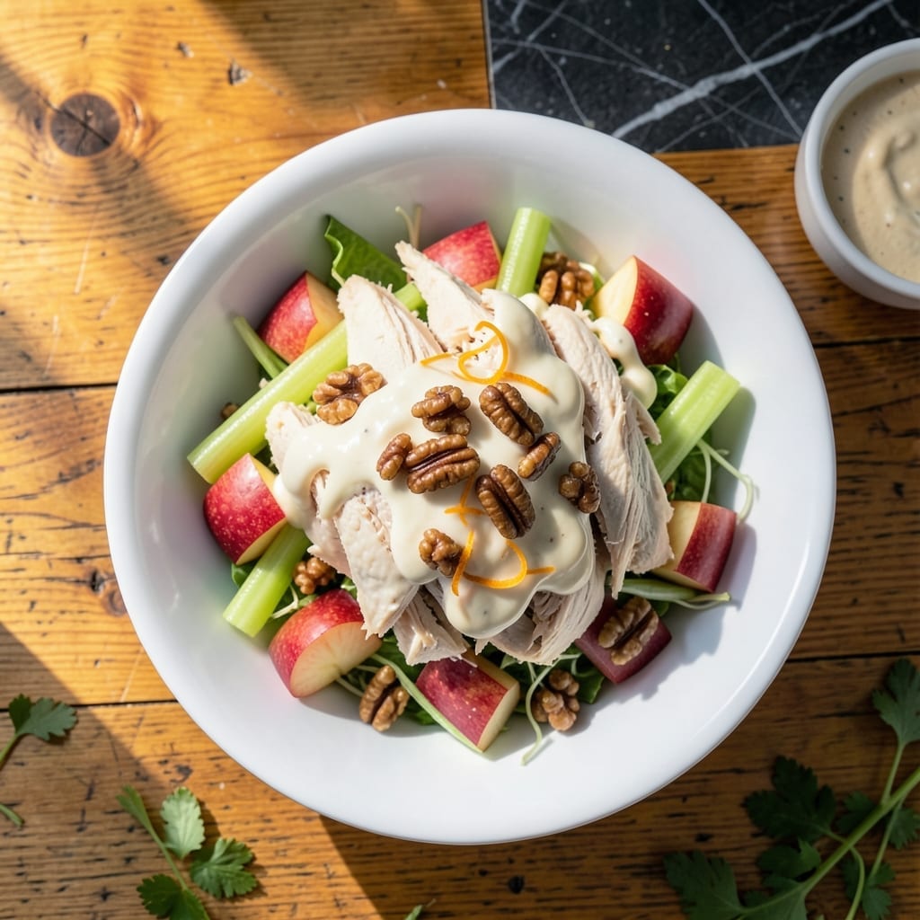 Chicken Waldorf Recipe: Classic Creamy Apple and Walnut Salad Chicken Waldorf Recipe: Classic Creamy Apple and Walnut Salad