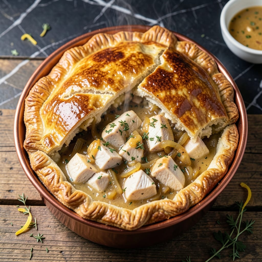 Copper Chef Chicken Pot Pie Recipe: Flaky Layers Over Savory Chicken Gravy Copper Chef Chicken Pot Pie Recipe: Flaky Layers Over Savory Chicken Gravy