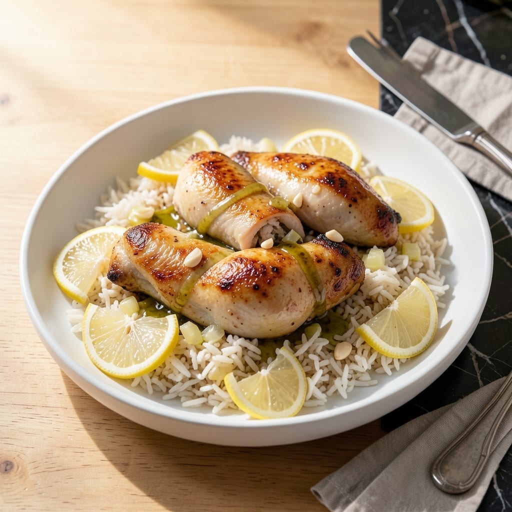 Lemon Chicken and Rice Crockpot Recipe: Zesty One-Pot Meal for Busy Days