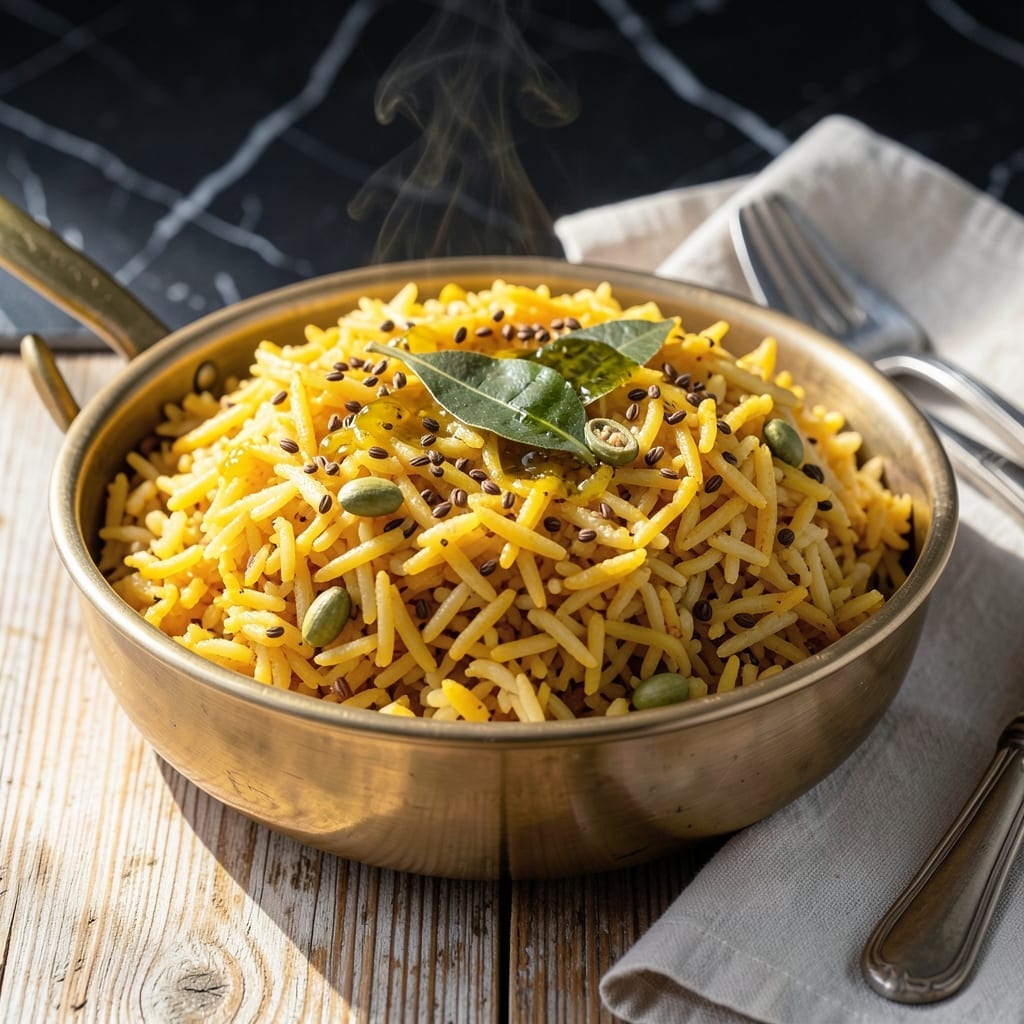 Haldi Rice Recipe: Turmeric-Infused Golden Grains Haldi Rice Recipe: Turmeric-Infused Golden Grains