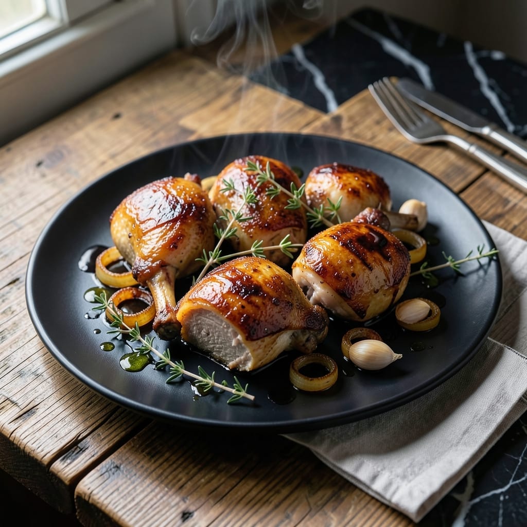 Drunk Chicken Recipe: Beer-Braised Juiciness With Herbs