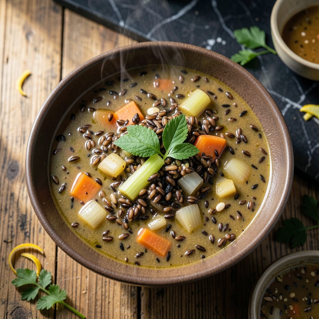 Healthy Wild Rice Soup Recipe: Nutty Grains in a Light Broth