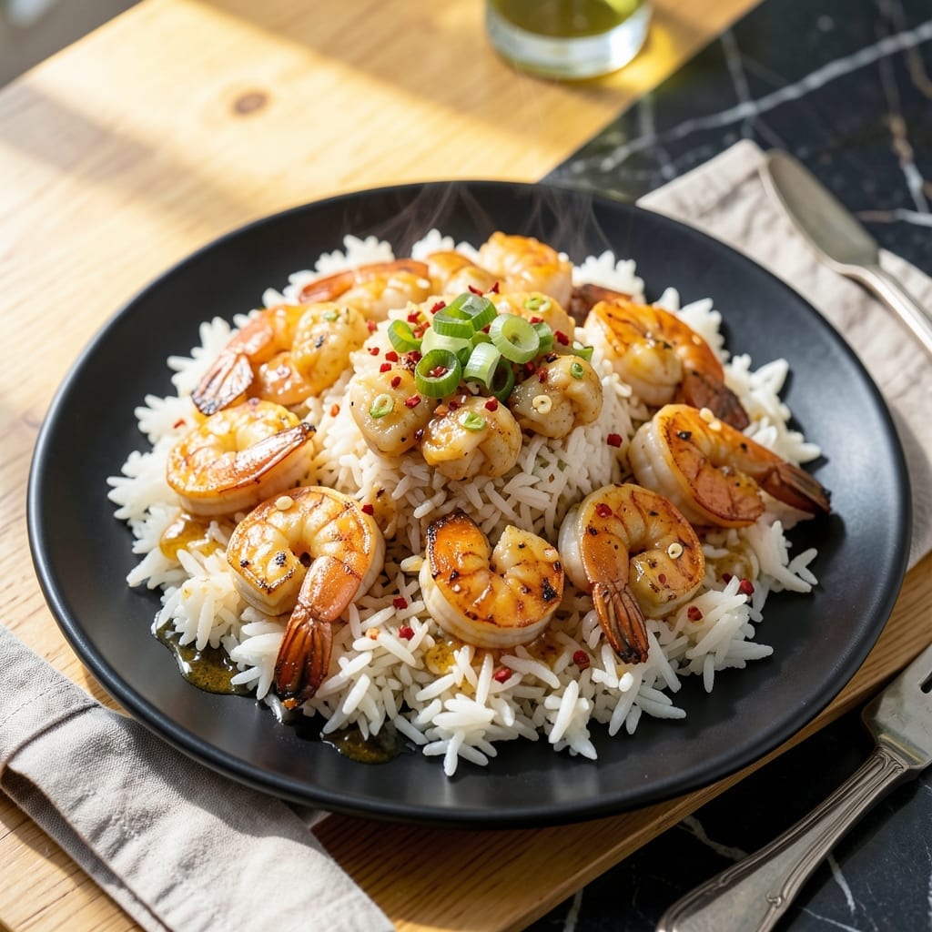 Hawaiian Garlic Shrimp and Rice Recipe: Island-Inspired One-Pot Meal Hawaiian Garlic Shrimp and Rice Recipe: Island-Inspired One-Pot Meal