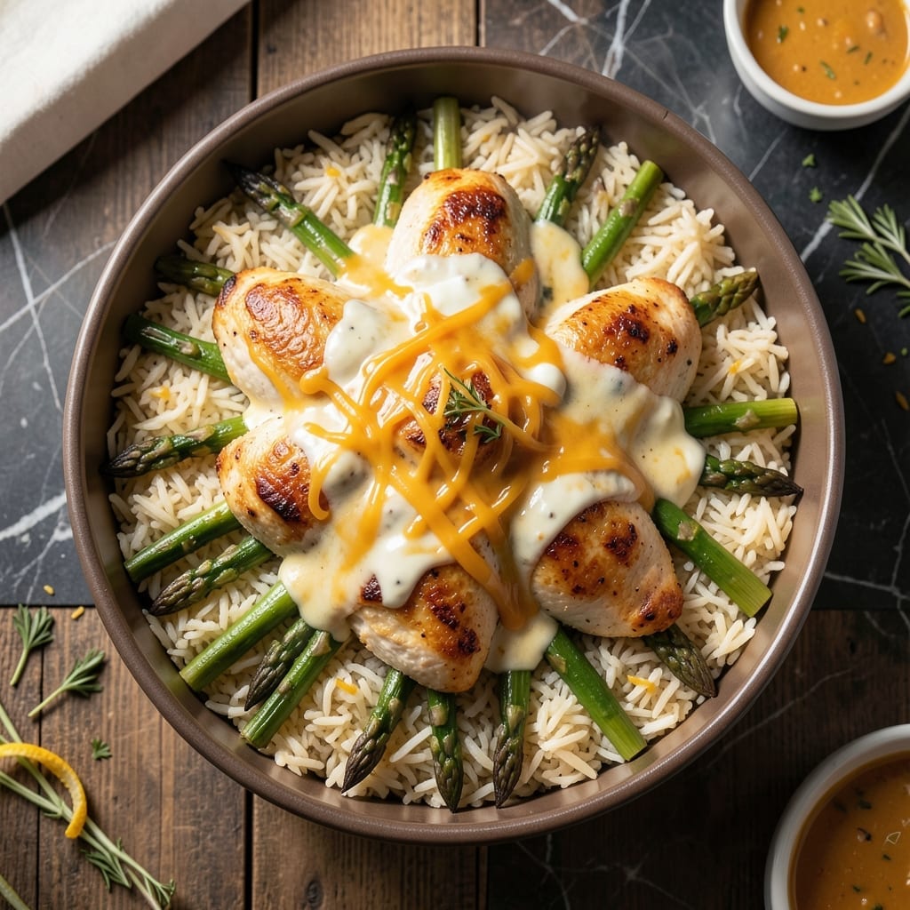 Asparagus Chicken and Rice Casserole Recipe: One-Dish Savory Harmony