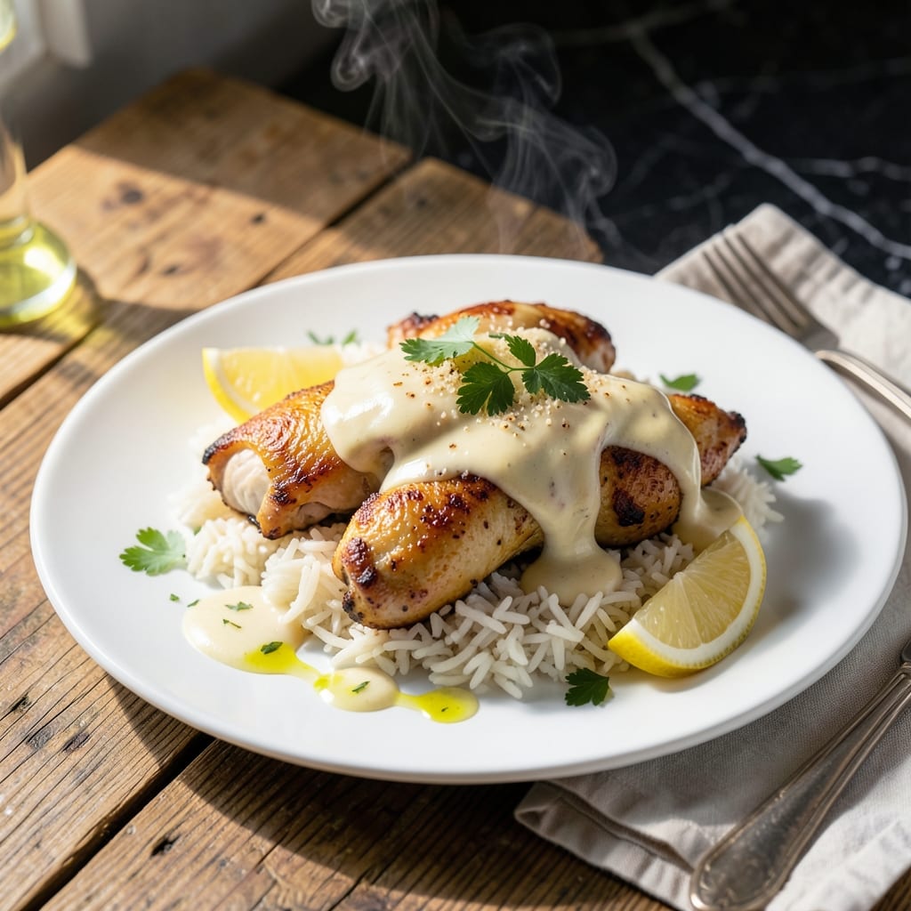 Creamy Lemon Parmesan Chicken and Rice Recipe: Zesty One-Pot Meal