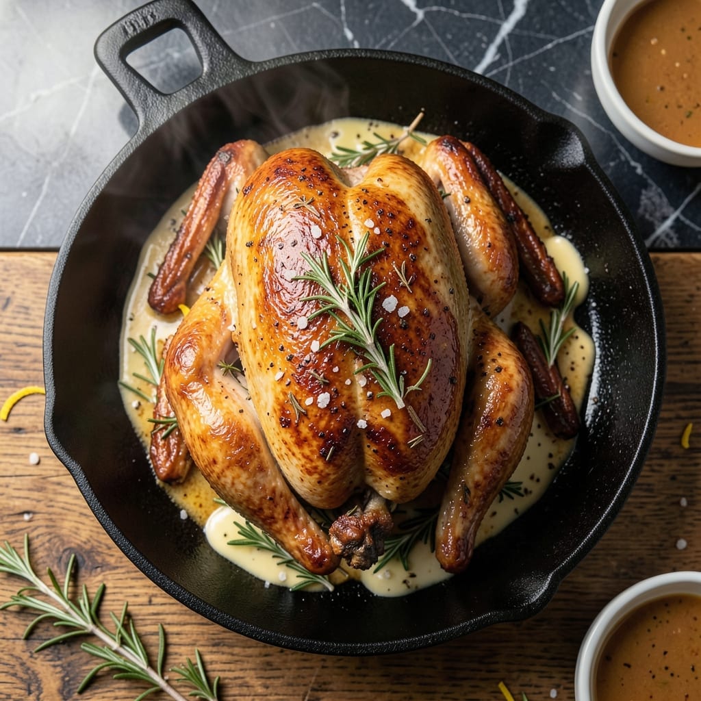 Roasted Hen Chicken Recipe: Golden Crisp Skin and Herbed Juiciness Roasted Hen Chicken Recipe: Golden Crisp Skin and Herbed Juiciness