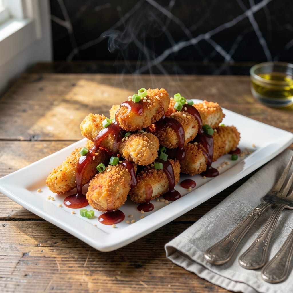 Spicy Chicken Fingers Recipe: Double-Coated Crunch With a Kick