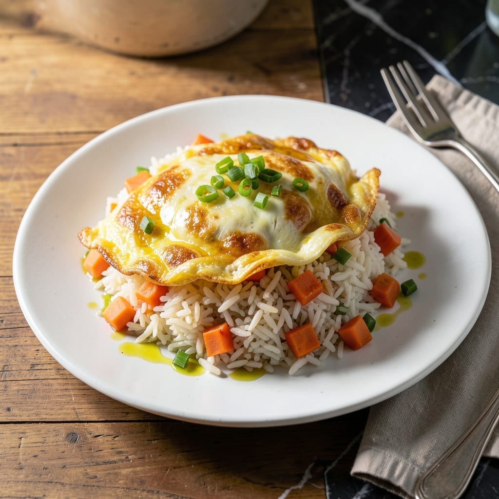 Ome Rice Recipe: Japanese-Style Fried Rice With Fluffy Egg Ribbons Ome Rice Recipe: Japanese-Style Fried Rice With Fluffy Egg Ribbons