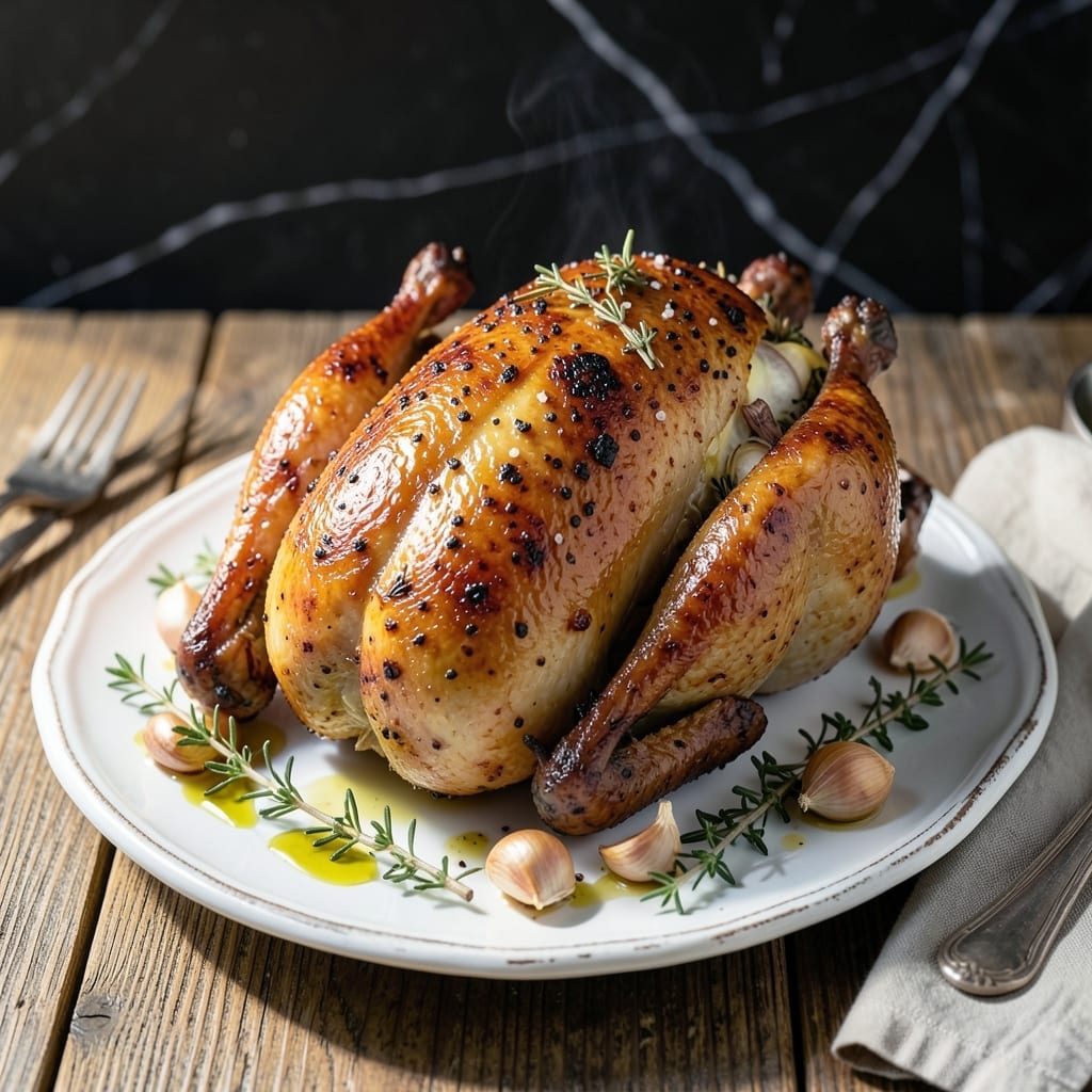 Old-Fashioned Roast Chicken Recipe: Crispy Skin and Golden Juices Old-Fashioned Roast Chicken Recipe: Crispy Skin and Golden Juices