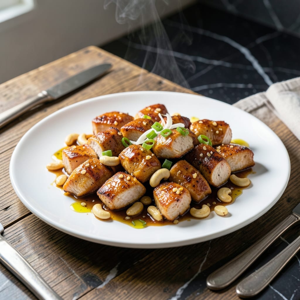 Cashew Chicken Recipe: Crunchy Nut Topping With Tender Bites Cashew Chicken Recipe: Crunchy Nut Topping With Tender Bites