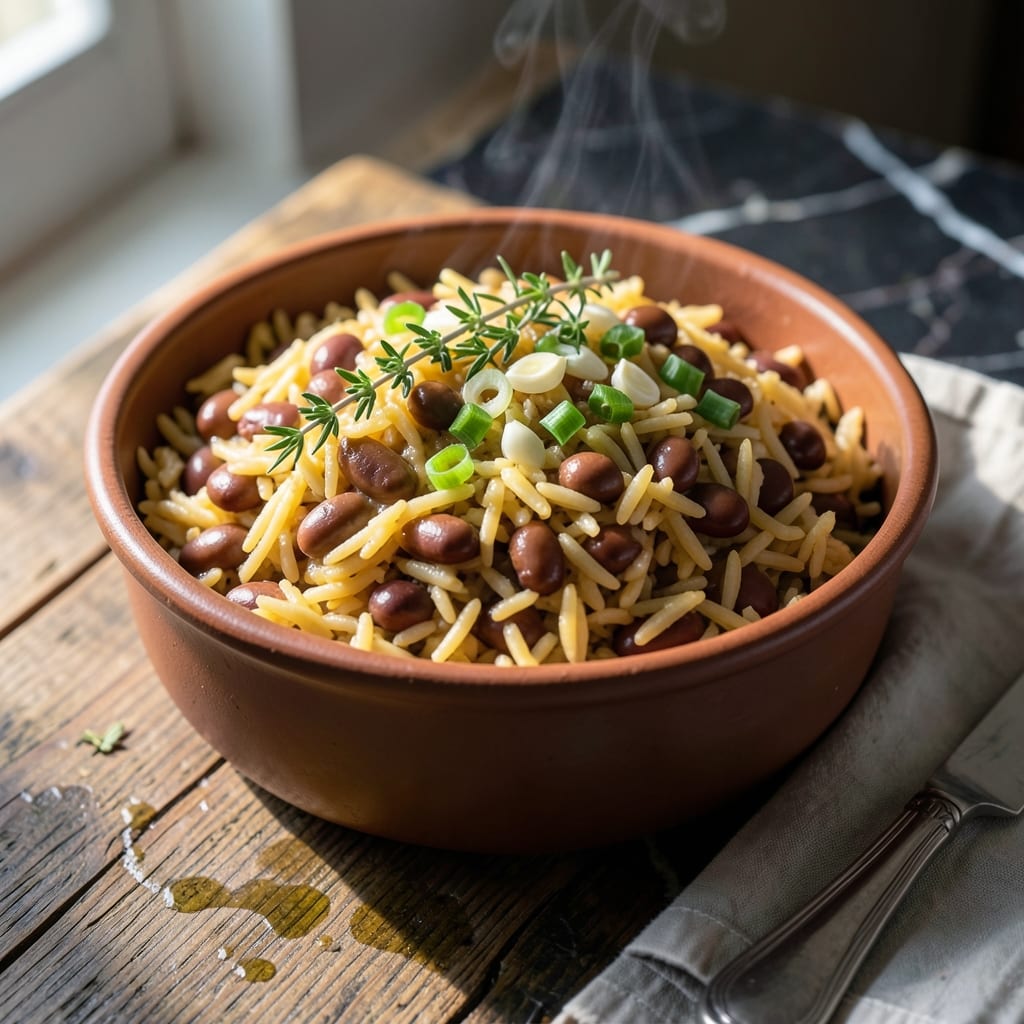 Jamaican Rice and Peas Recipe With Canned Beans: Caribbean Coulis in One Pot Jamaican Rice and Peas Recipe With Canned Beans: Caribbean Coulis in One Pot