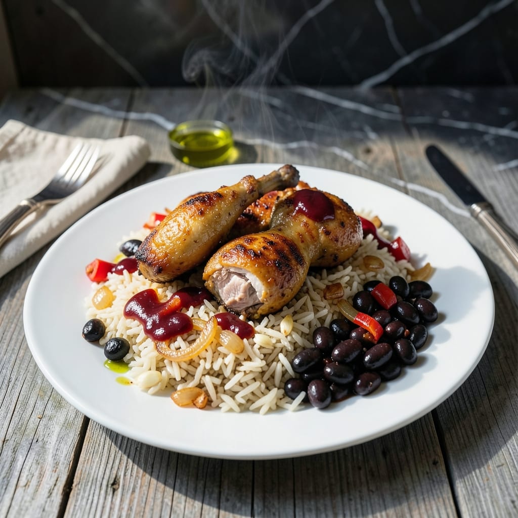 Spicy Chicken Rice and Beans Recipe: Caribbean Heat With Fluffy Grains