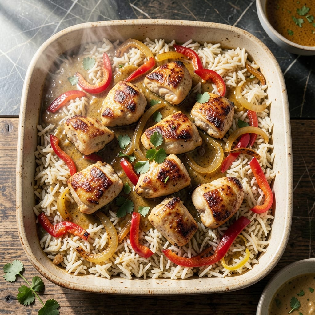 Chicken Curry Rice Casserole Recipe: One-Dish Spiced Comfort