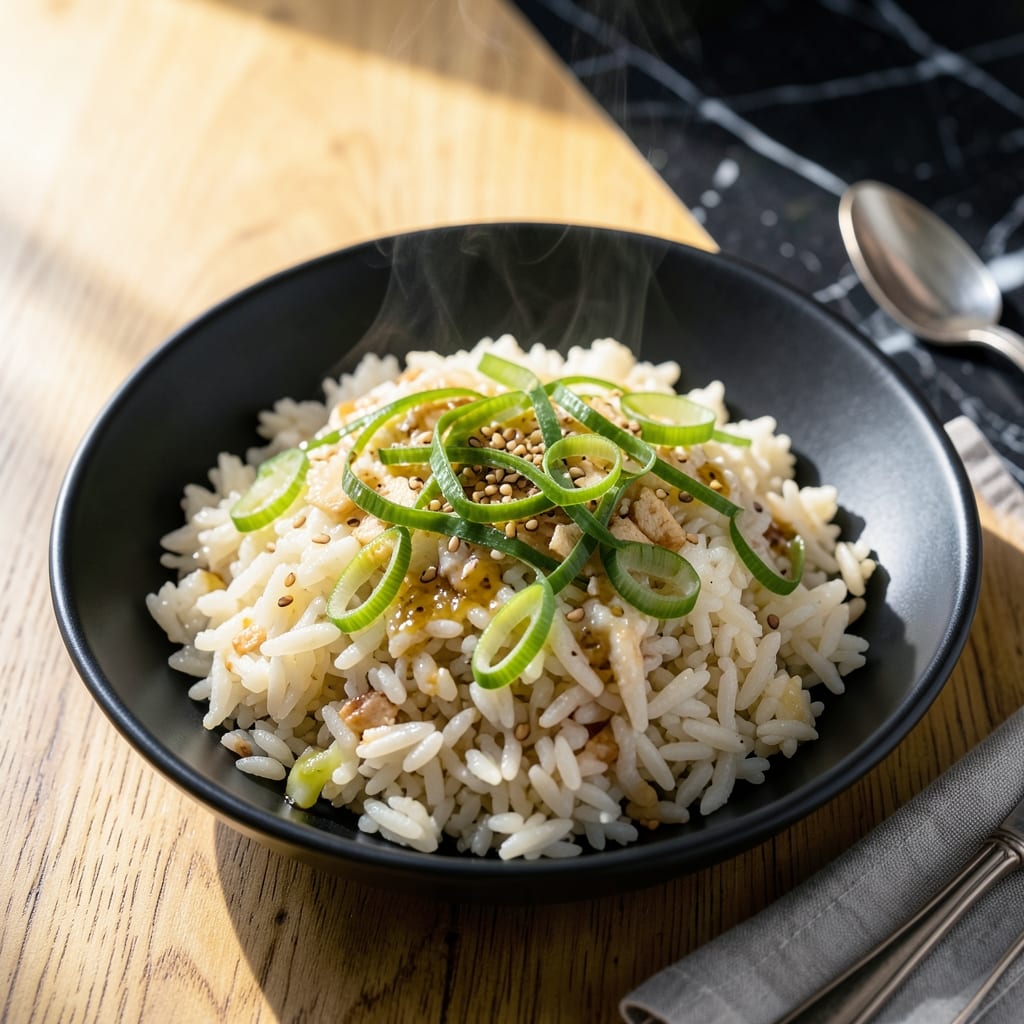Ginger Scallion Rice Recipe: Fragrant Aromatics With Every Bite