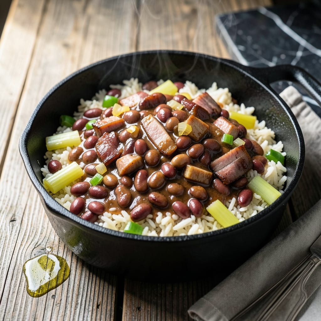 Red Beans and Rice Recipe With Ham: Smoky Creole Tradition in One Pot