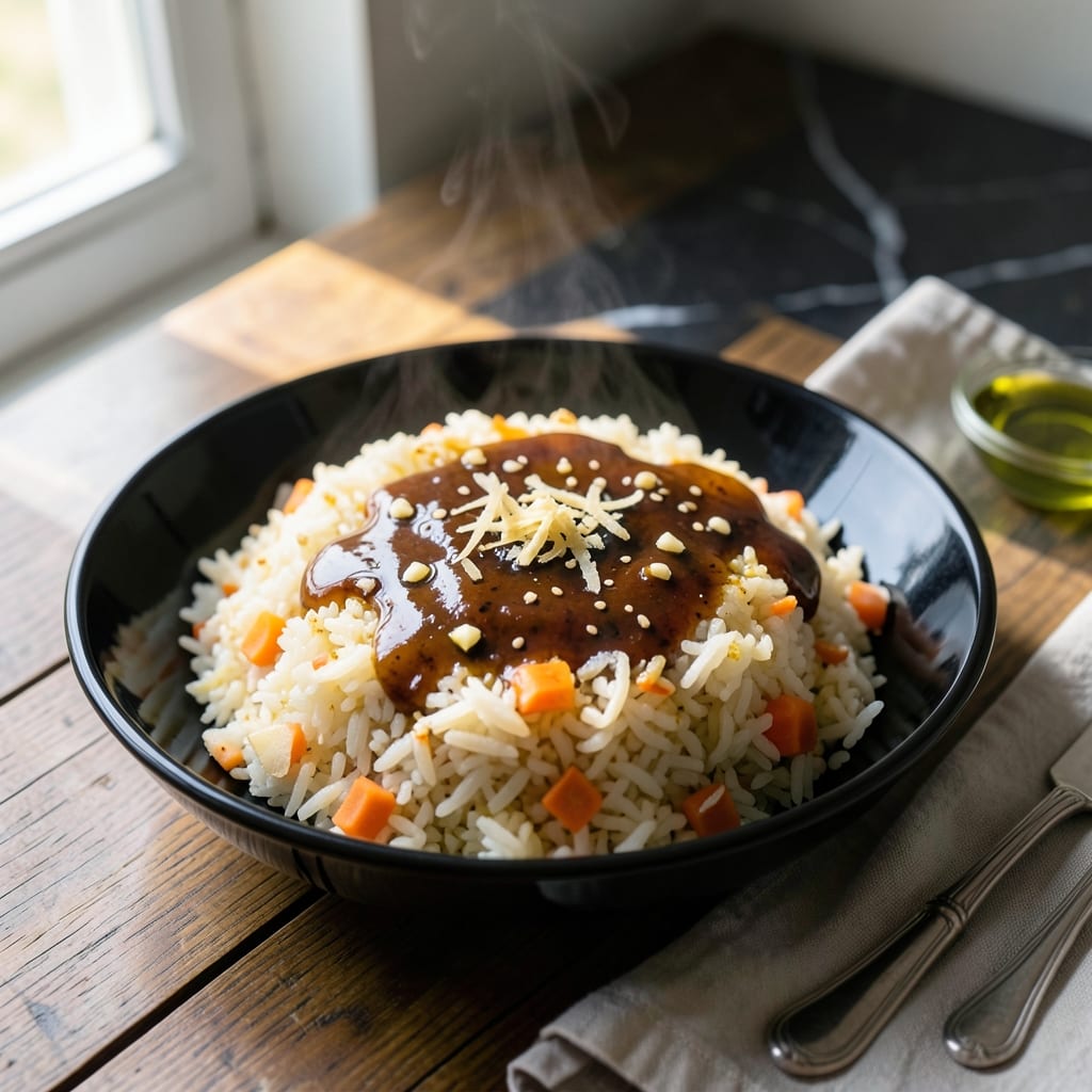 Chofan Rice Recipe: Cantonese-Style Wok Tossed with Savory Sauce