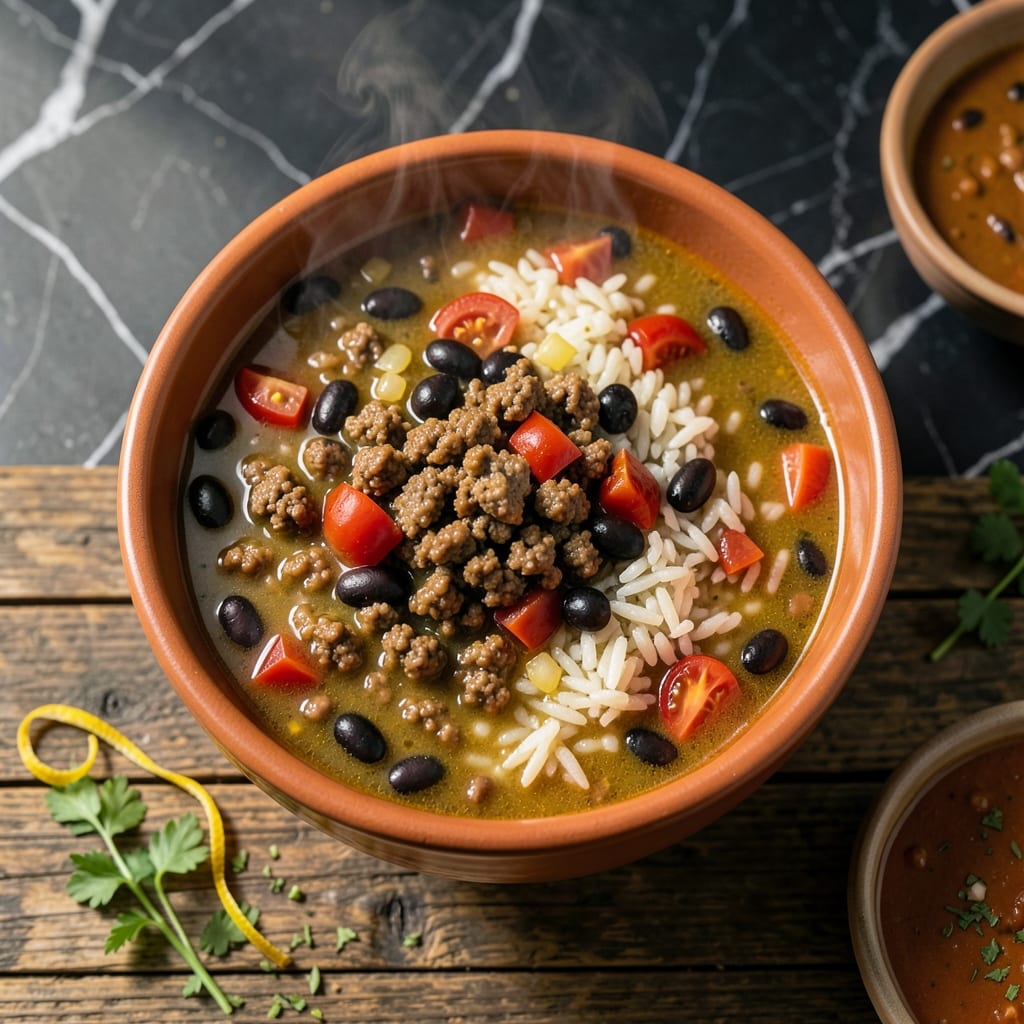 Slow Cooker Taco Rice Soup Recipe: Hands-Free Fiesta in a Bowl Slow Cooker Taco Rice Soup Recipe: Hands-Free Fiesta in a Bowl