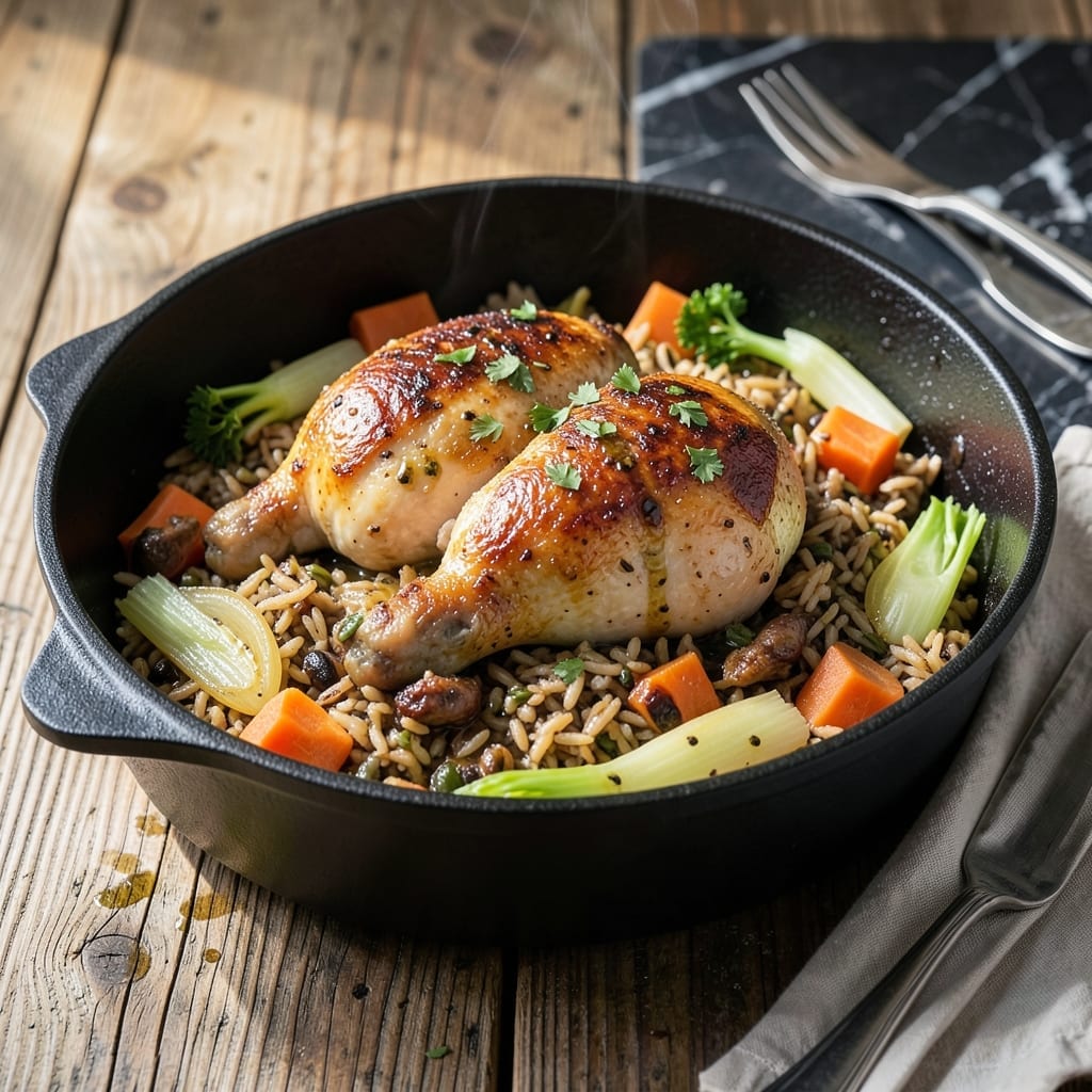 Chicken and Wild Rice Dutch Oven Recipe: Hearty One-Pot Meal