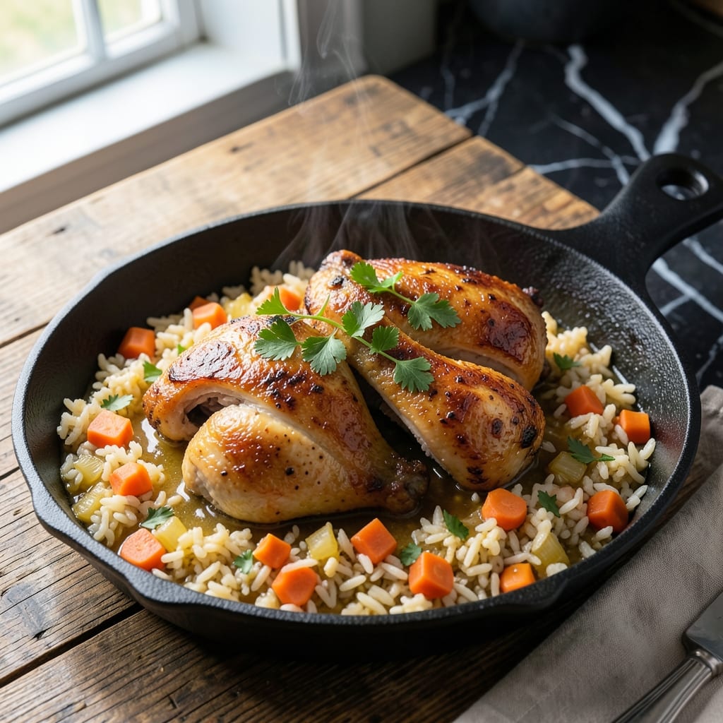 Pioneer Woman Chicken Thighs And Rice Recipe: One-Pot Home-Style Comfort