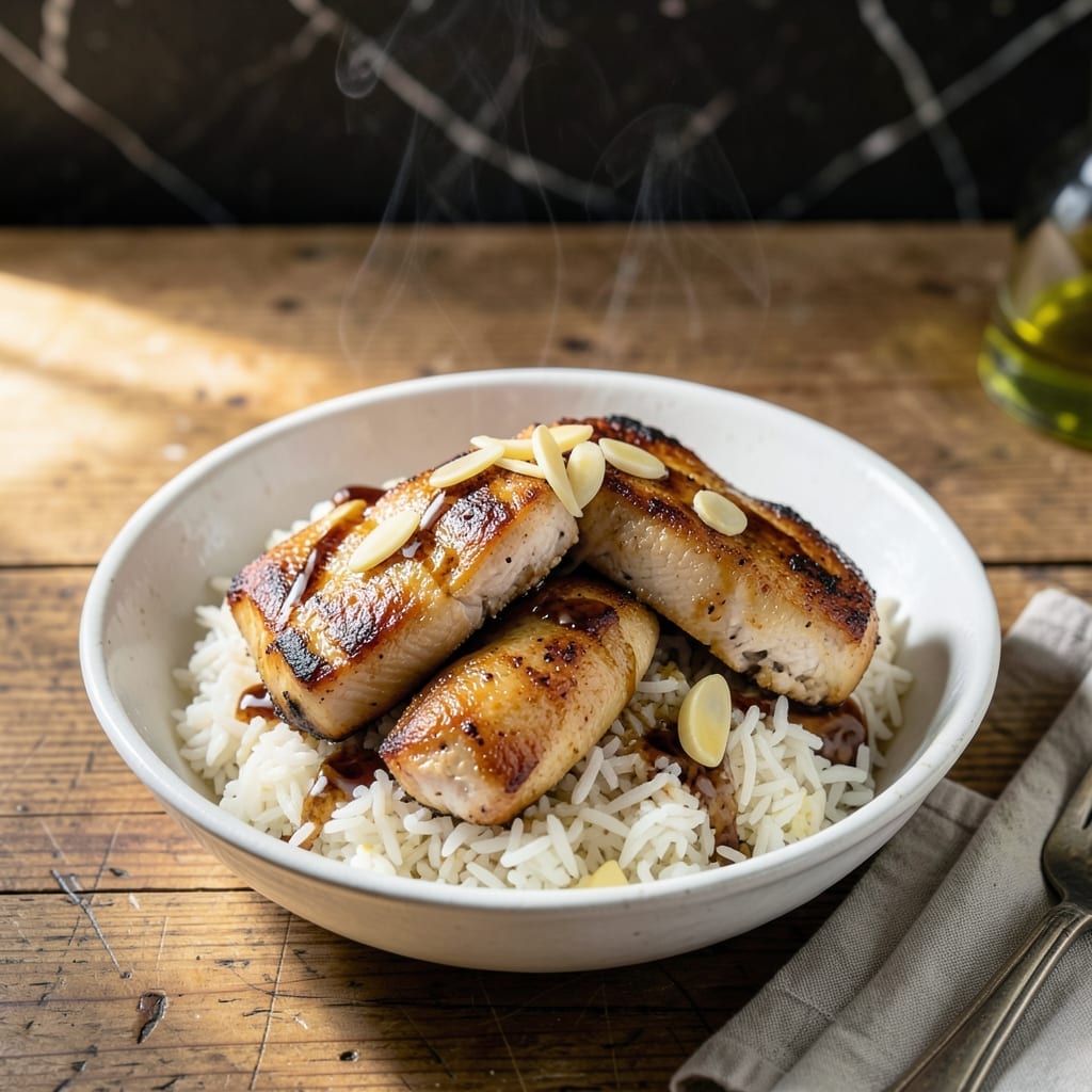Chicken Rice Recipe Video: Fragrant One-Pot Asian Harmony