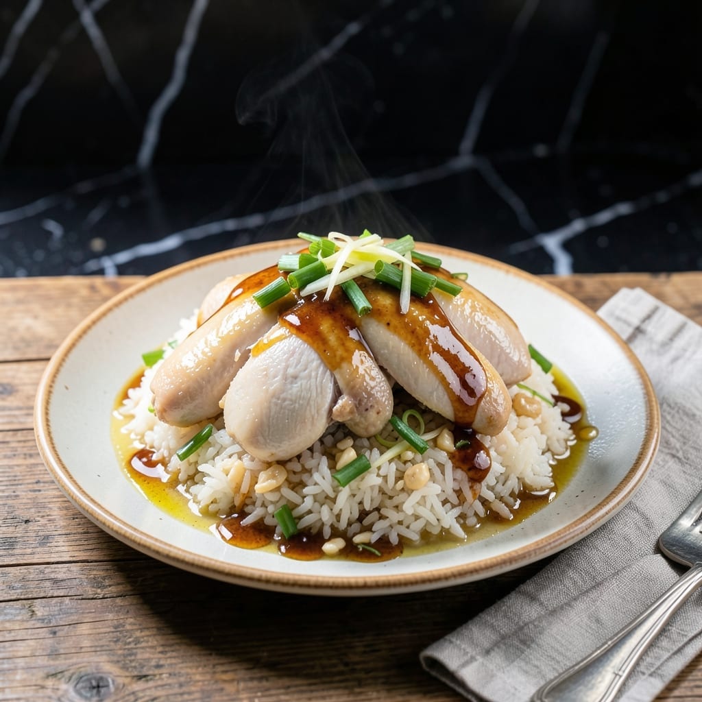 Hainanese Chicken Rice Recipe Pressure Cooker: Fragrant Ginger-Infused One-Pot Meal