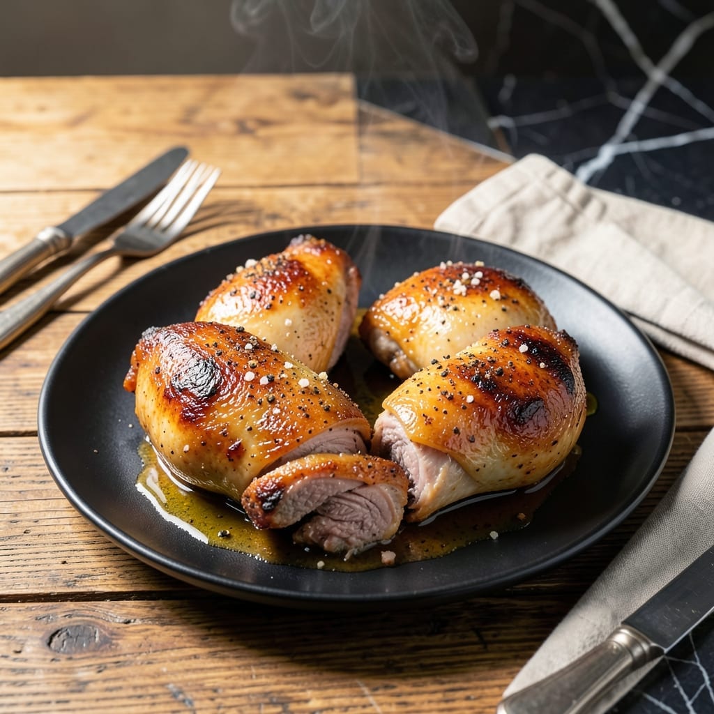 Carnivore Chicken Thigh Recipe: Crispy Skin and Savory Richness