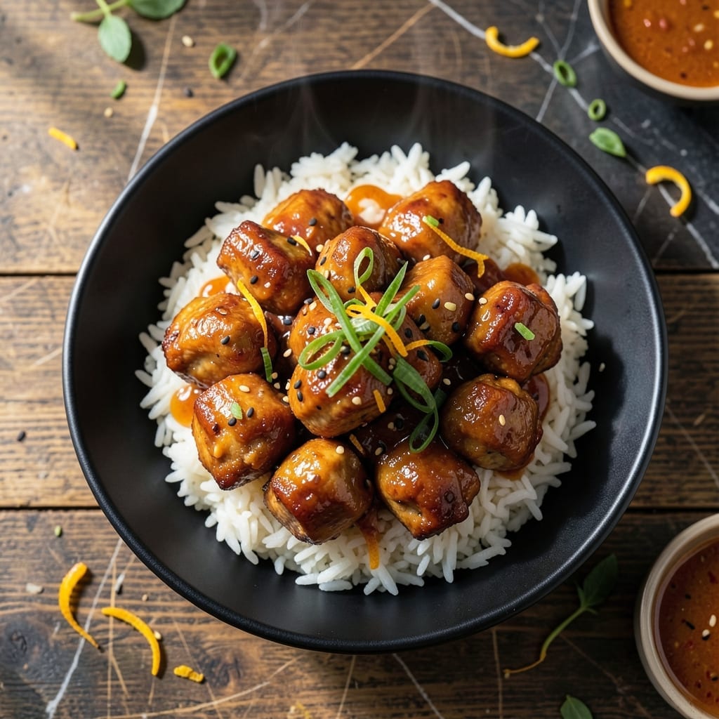 Orange Chicken Rice Bowl Recipe: Sweet and Citrusy Takeout Favorite