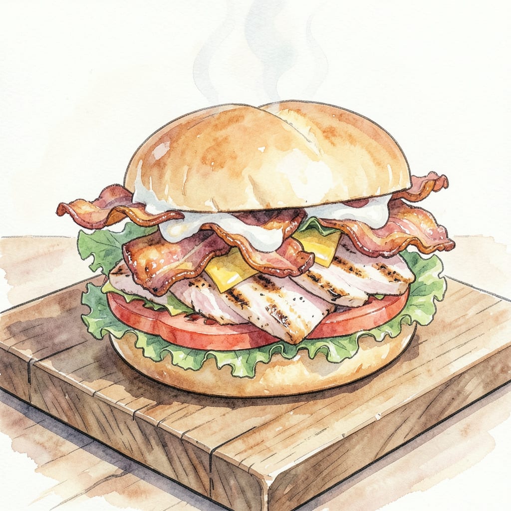 California Chicken Sandwich Recipe: West Coast Flavor in Every Bite illustration with key details