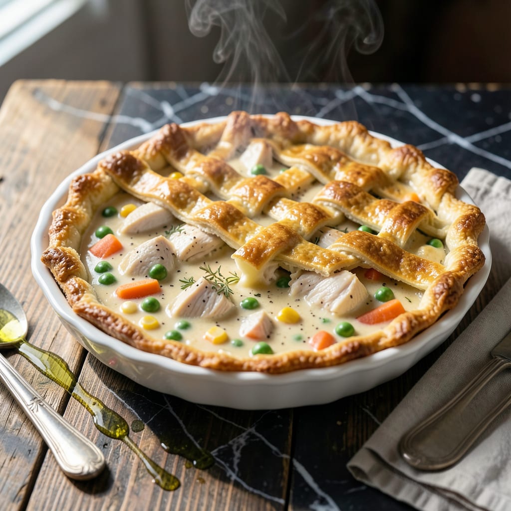 campbells cream of chicken pot pie recipe detailed visual guide